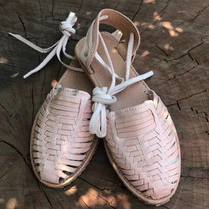 Huarache Mexican Sandals Lace Up For Women